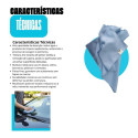 Microfibra Automotiva Escama De Peixe 38x60 Azul 260 Gsm  Azul