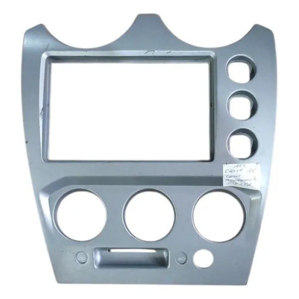 Moldura Central Multimídia  Ford Fiesta 2009/20014 Cinza