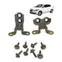 Par Dobradiças Porta Dianteira Direita Chevrolet Prisma 2015