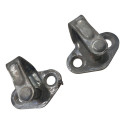 Par Batente De Portas Chevrolet Montana 2013 Cinza-escuro