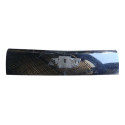 Aplique Moldura Tampa Traseira Chevrolet Captiva 2008/2010 Preto