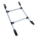 Rack De Teto Bagageiro Chevrolet Meriva 2011/2012 Tubolar Cinza
