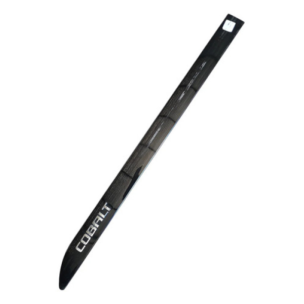 Friso Porta Dianteira Esquerda Gm Cobalt 2014/2015 Preto Preto