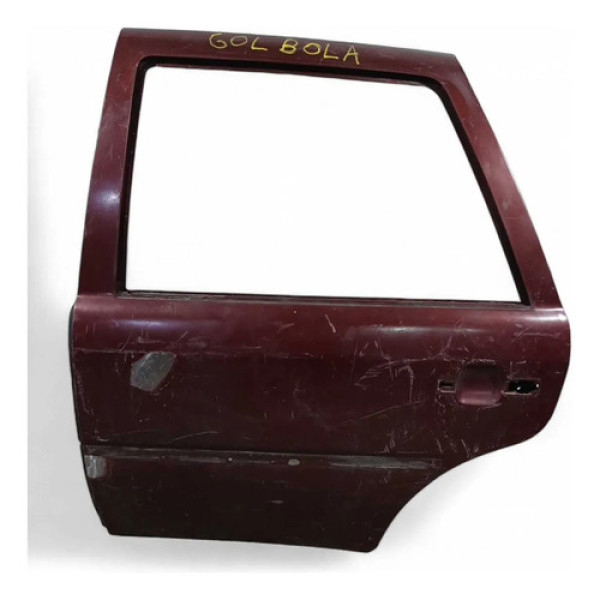 Porta Traseira Esquerda Volkswagen Gol G2 /g4 1999/2014 Traseira Esquerdo Bordô