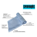 Microfibra Automotiva Escama De Peixe 38x60 Azul 260 Gsm  Azul