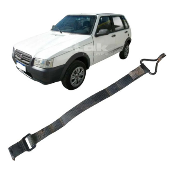 Cinta Suporte Caixa Bateria Fiat Uno 2010 Preto