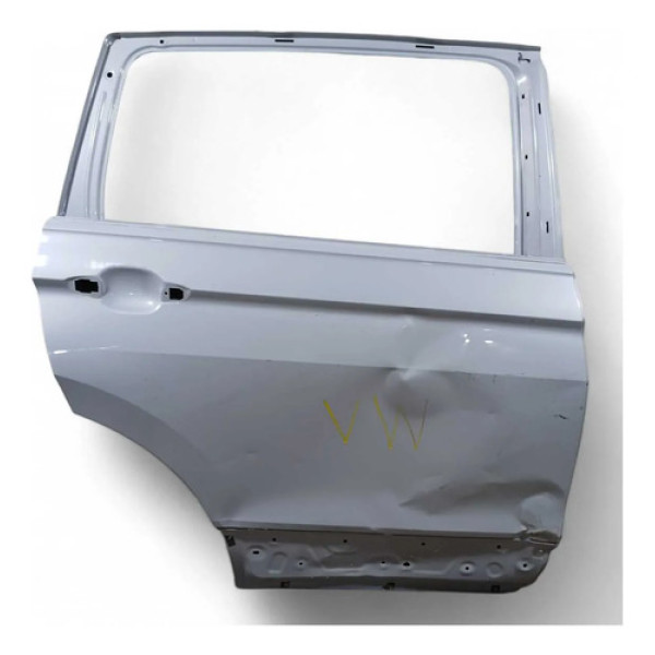 Porta Traseira Direita Recuperavel Volkswagen T-cross 2019 Traseira Direita Branca