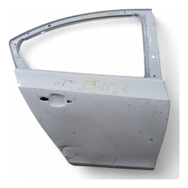 Porta Traseira Direita Recuperavel Cruze Sedan 12/16 Traseira Direita Branco