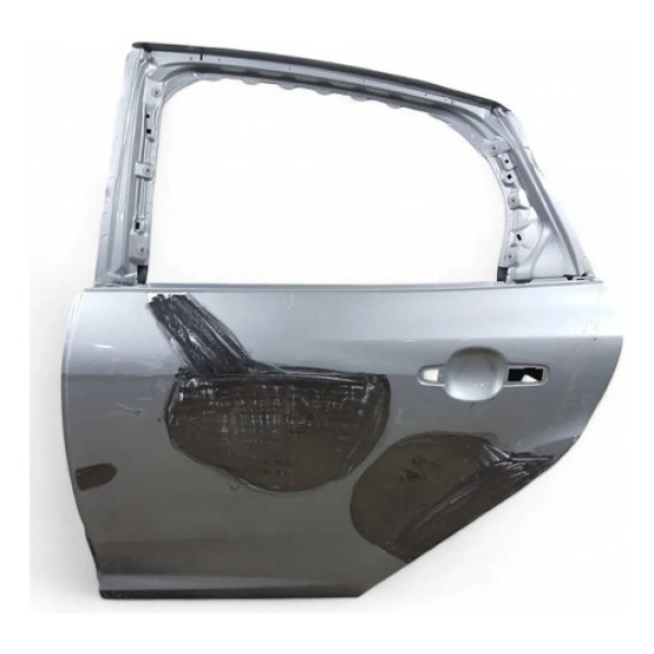 Porta Traseira Esquerda Recuperada Ford Focus Hatch 2014/18 Traseira Esquerdo Cinza