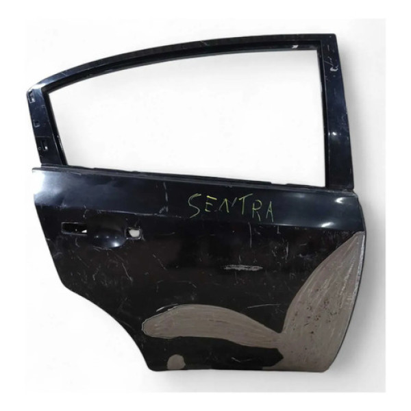Porta Traseira Direita Recuperada Nissan Sentra 2009 Traseira Direita Azul-escuro