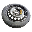 Roda Estepe Fino Com Pneu Aro 16 Chevrolet Prisma 2015 Preto