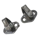 Par Batente De Portas Chevrolet Montana 2013 Cinza-escuro