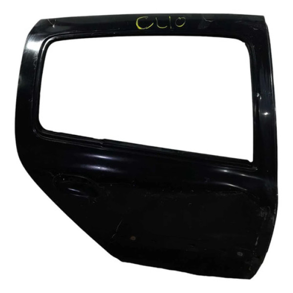 Porta Traseira Direita Renault Clio 2000/2013 Traseira Direita Preto