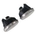 Par Farol Milha Chevrolet Onix 13/19 Paralelo Branco Branco