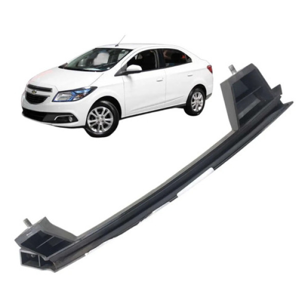 Guia Canaleta Vidro Dianteiro Esquerdo Chevrolet Prisma 2015 Preto