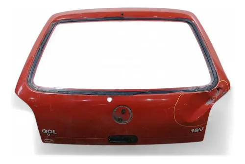 Tampa Traseira Recuperada Volkswagen Gol Bola G2 94 /02 Vermelho
