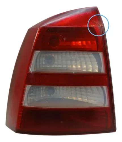 Lanterna Traseira Esquerda Astra Sedan 99/03 ( Avaria ) Esquerdo/motorista Vermelho
