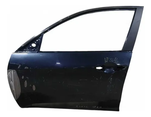 Porta Dianteira Esquerda Recuperada Honda Civic 2017/2019 Dianteira Esquerda Azul