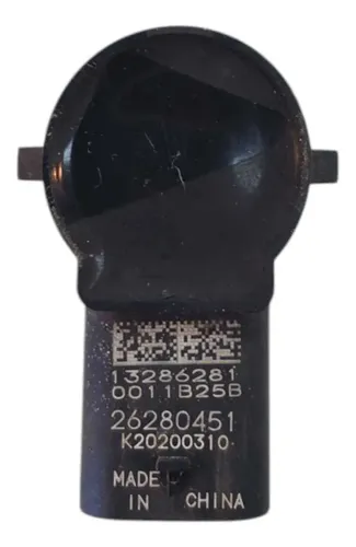 Sensor Estacionamento Traseiro Onix 20/23 Pn:26280451 Preto