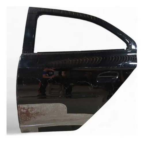Porta Traseira Esquerda Onix Prisma 2012/2018 Recuperada Traseira Esquerda Preto