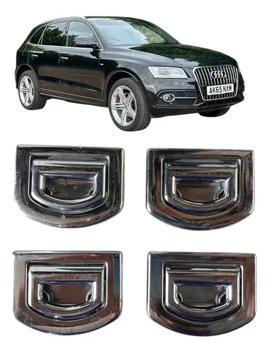Kit 4 Gancho Porta Malas Audi Q5 2015 Cinza Cinza
