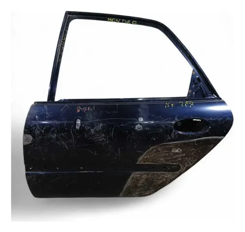 Porta Traseira Esquerda Recuperada Ford Mondeo 1998/2000 Traseira Esquerdo Azul-escuro