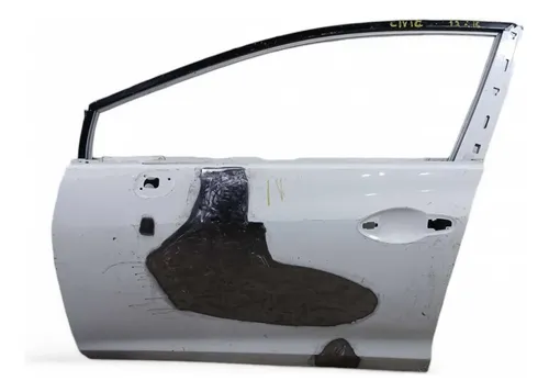 Porta Dianteira Esquerda Recuperada Honda New Civic 12/16 Dianteira Esquerda Branca