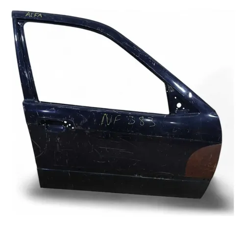Porta Dianteira Direita Recuperada Bmw 325i 1993 Dianteira Direita Azul