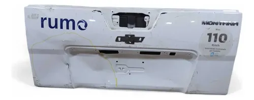 Tampa Traseira Chevrolet Montana 2015 /2021 Recuperavel Branco