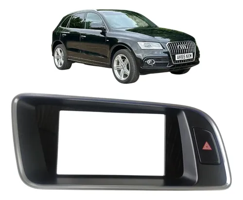 Moldura Tela Multimídia Audi Q5 2015 Preto Preto