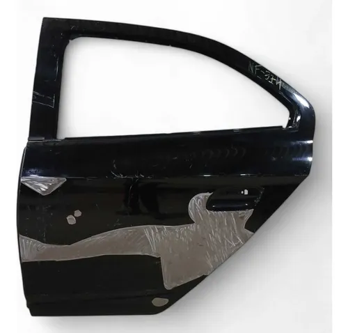 Porta Traseira Esquerda Gm Onix 2013 A 2019 (recuperada) Traseira Esquerda Preto