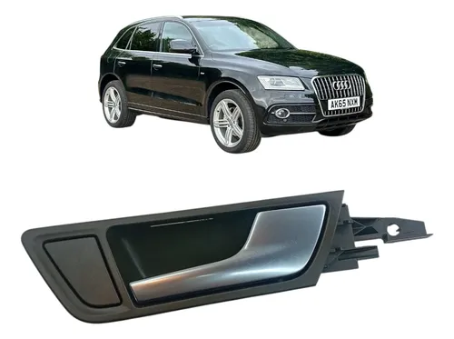 Maçaneta Interna Porta Dianteira Direita Audi Q5 2015 Cinza Dianteira
