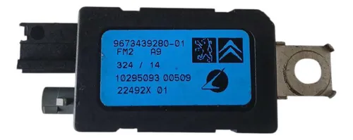 Amplificador Antena Peugeot 208 2008/2017 Preto