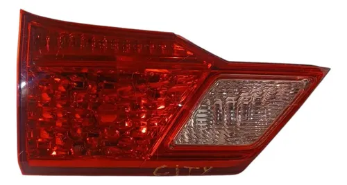 Lanterna Esquerda Tampa Traseira Honda City 2015/2019 Esquerdo/motorista Vermelho