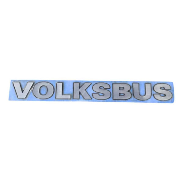 Emblema Adesivo Volksbus 44,5x5cm Cromada