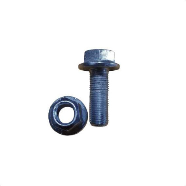 Parafuso Galv. Sextavado Flange C/ Porca  M10 X 50 - 10 Pçs