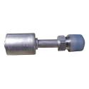 Conexão O\'ring Reta Macho 08mm Aluminio Giratória C/ Clip
