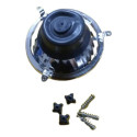 Farol  Bloco Ot. 145 Mm Lente Lisa Sem Vigia Ambos Lados