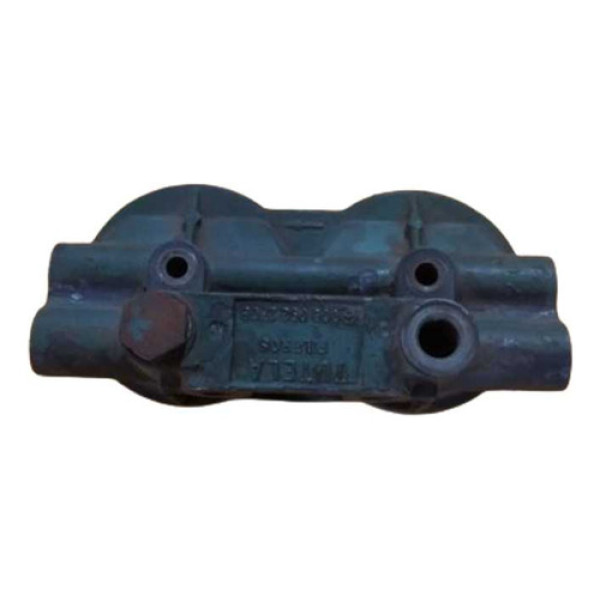 Cabeçote Tampa Filtro Óleo Diesel Duplo