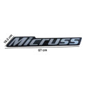 Adesivo Onibus Busscar Micruss Prata E Preto