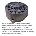 Mancal Coletor Alternador Mb Maxion Cinap 5007