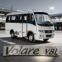 Adesivo Letreiro Onibus Volare V8l Cromado