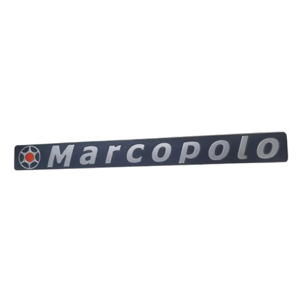 Emblema Traseiro Interno Marcopolo Azul C/logotipo 45x4,5cm Azul