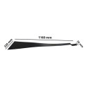 Acabamento Rebaixo Painel 1160mm Preto Marcopolo G6 17335684