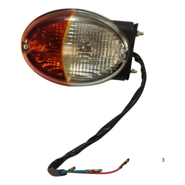 Lanterna Dianteira Ld Valtra 85194001 Laranja Branco