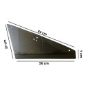 Vidro Ventarola 7x56x37x64 Cm  