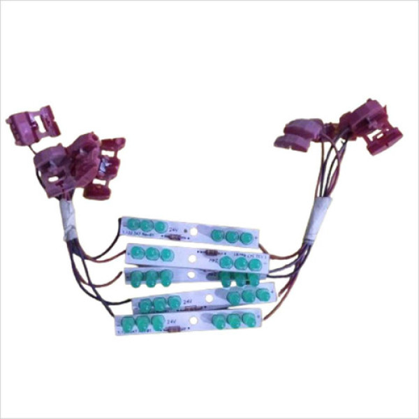 Kit 5 Un Regua Led Poltrona Onibus Busscar Menor 24v 6 Leds