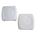 Par Porta Copo Branco   Liso Branco