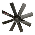 Hélice 8 Pás 6 Furos Alumínio Mb Om 352  485 Mm 