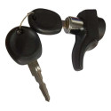 Maçaneta Ext Tampa Superior C/ Chave  Vw Kombi Clipper 20413 Preto Traseira